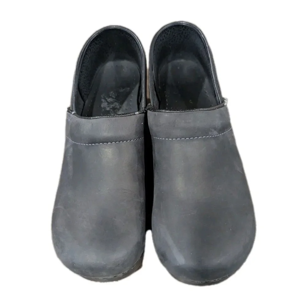 Dansko Professional Clog Shoe for Women,‎ Size 41 - Black Cabrio Nurse Comfort